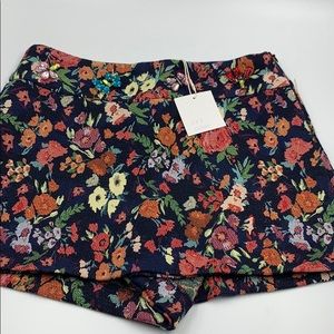 Zara floral skort sz.Small